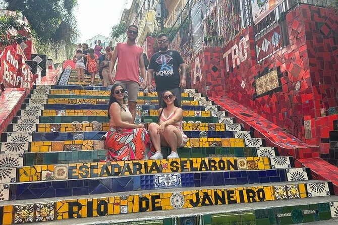 1 day tour Rio de Janeiro to Christ and Cable car and much more - Selarón Steps: color and a famous music-video connection