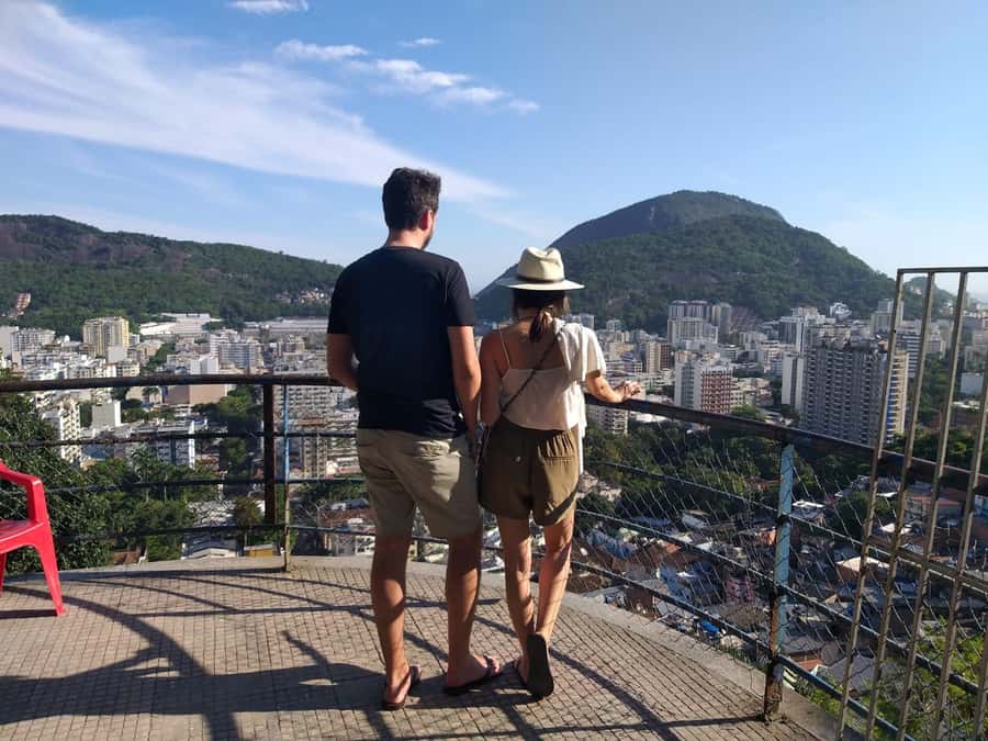 Favela Santa Marta: Walking Tour with local guide - Riding up to the highest part of the favela