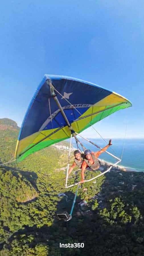 Hang gliding flight in Rio de Janeiro - From Pedra Bonita to São Conrado Beach