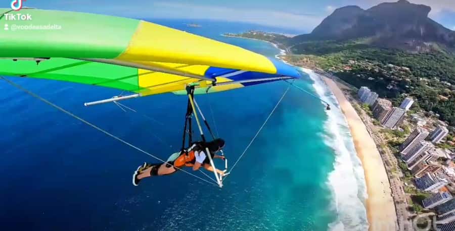 Hang gliding flight in Rio de Janeiro - Views Over Rio, Without Guessing at the Route