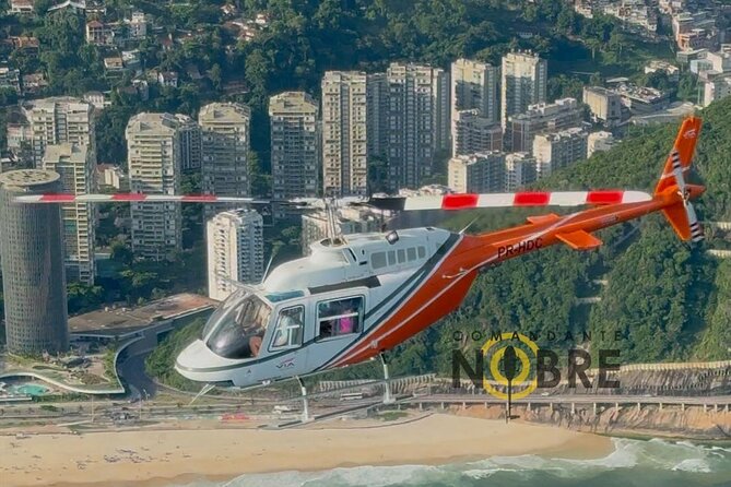 Helicopter Ride in Rio de Janeiro - 30 Minutes by Comandante Nobre - Rio in one sweep from Barra da Tijuca