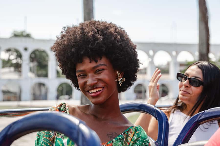 Hop-ON Hop-OFF Sightseeing Bus in Rio de Janeiro - Rio Samba Bus - How the hop-on hop-off system works in real life