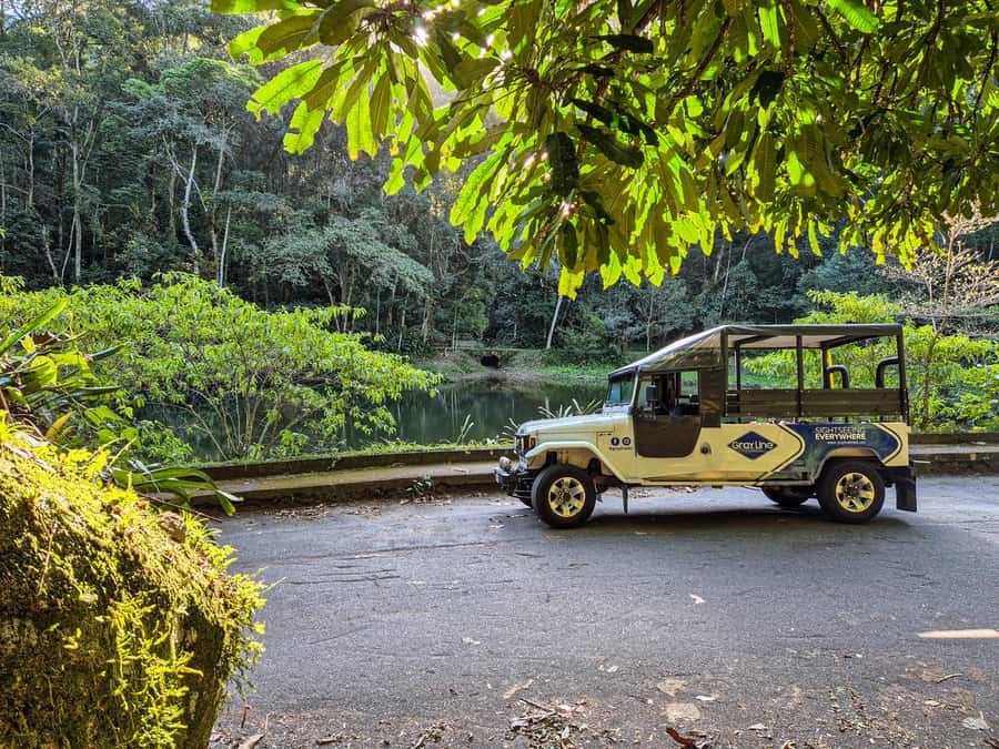 Jeep'n'Culture: Rocinha Favela and Tijuca Rainforest Tour - Cascatinha Taunay and the Visitor Center
