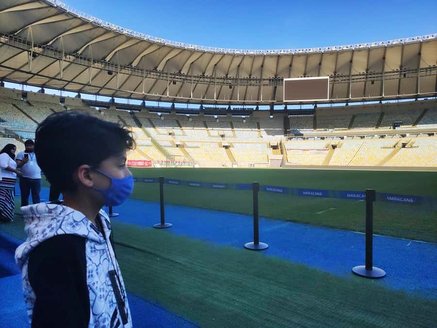 Maracana Stadium - Behind the Scenes Tour - Walking through the tunnel and onto the pitch