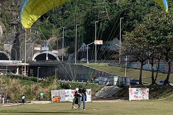 Paragliding in Rio de Janeiro - Taking off from Rio’s Pedra Bonita