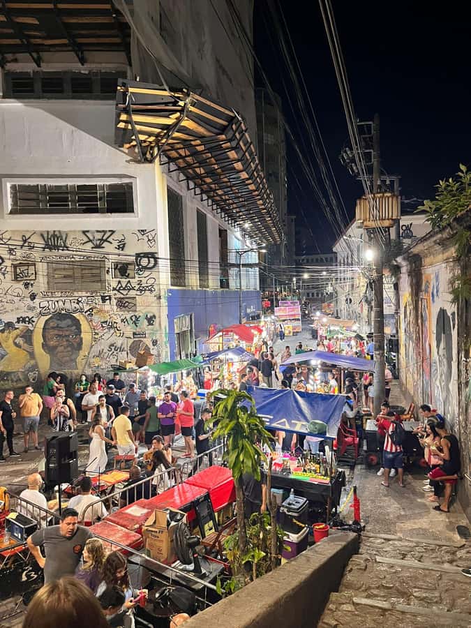Pedra do Sal: Live Samba Night with Local Guide & Drink - The walk into Little Africa