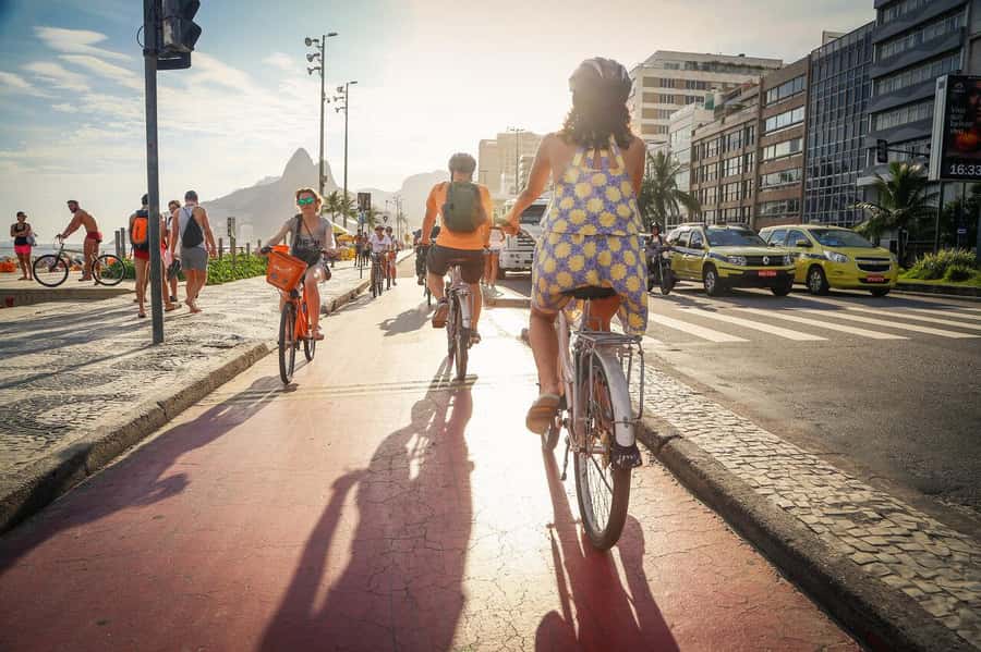 Rio Bike Tour – Discover the Beaches and Lagoon - Arpoador Rock and the view toward Ipanema