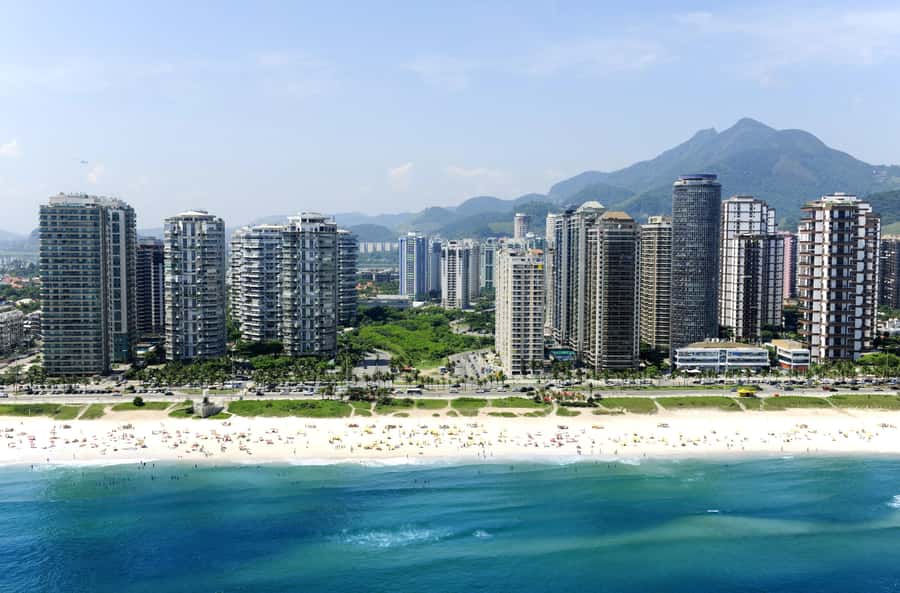 Rio de Janeiro: 45-Min Helicopter Tour with Transfer - A sunset view of Rio from the helicopter