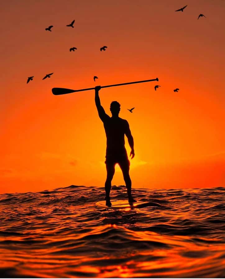 Rio de Janeiro: Copacabana Sunrise Stand Up Paddleboard Tour - Copacabana from the water at sunrise