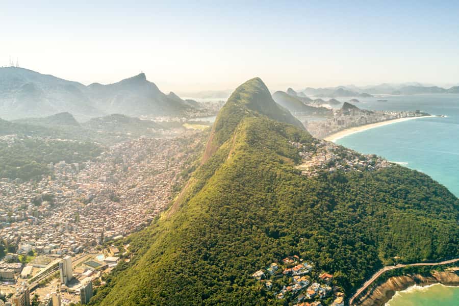 Rio De Janeiro: Half-Day Rocinha Favela Walking Tour - The rooftop view and Rio’s sharp contrasts