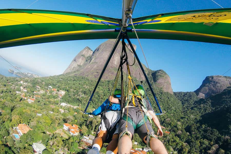 Rio de Janeiro: Hang Gliding Tandem Flight - What you really get on camera