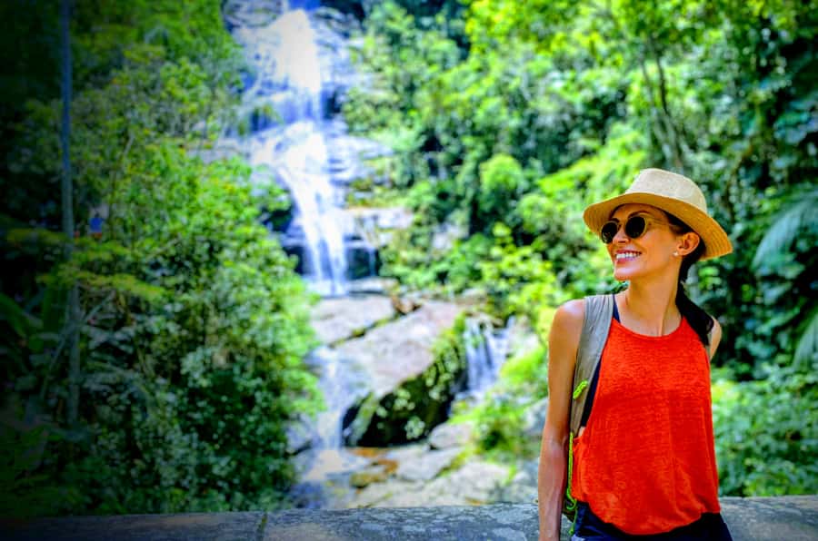 Rio de Janeiro Nature Secrets 'The Eco Citytour' - Taunay Waterfall adds sound and shade