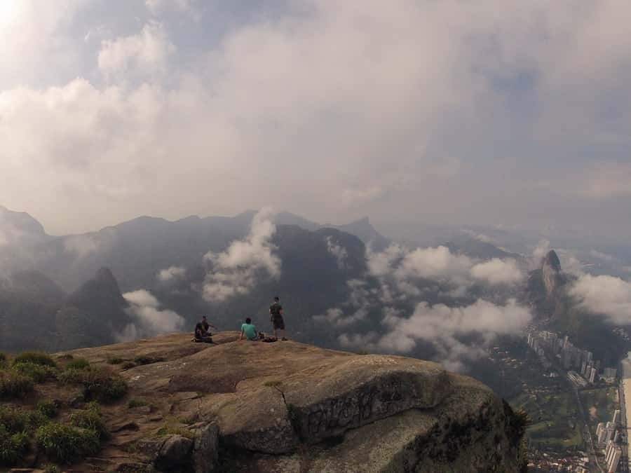 Rio de Janeiro: Pedra da Gavea Adventure Hike - The final rock section near the summit