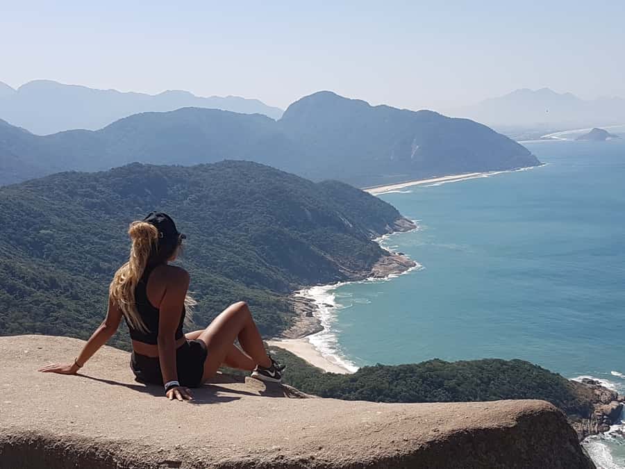 Rio de Janeiro: Pedra do Telegrafo Hike & Grumari Beach Tour - The famous rock and its photo appeal