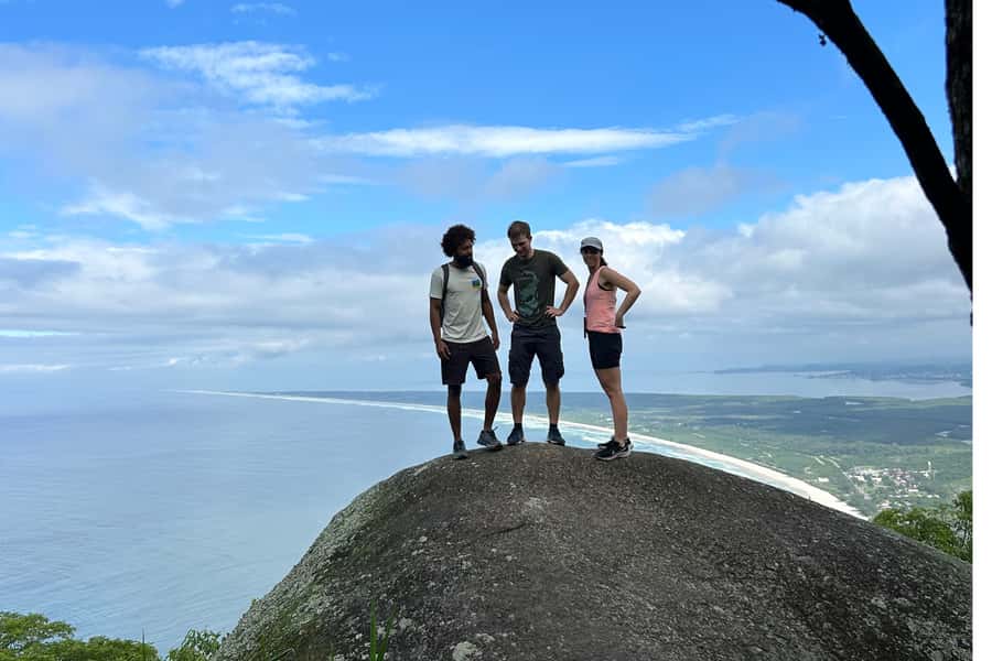 Rio de Janeiro: Telegrafo Rock Hike with Optional Beach Stop - Reaching the 354-meter rock