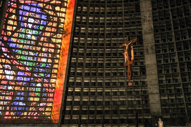 Rio Downtown Tour with Selaron Metropolitan Cathedral and more - The Metropolitan Cathedral’s unusual design