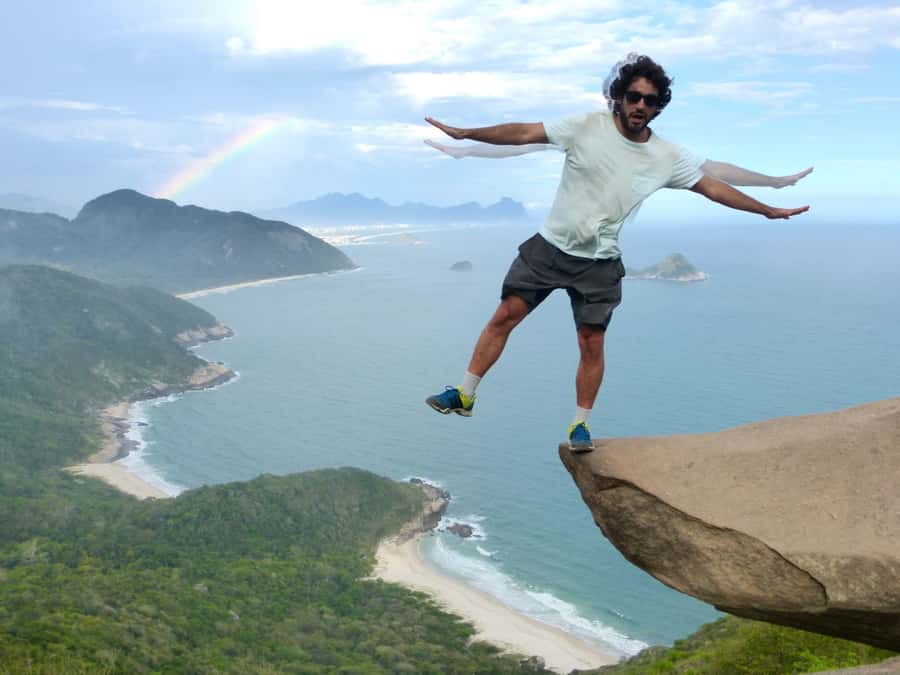 Rio: Pedra do Telégrafo Hiking & Relax in a Wild Beach - The famous Pedra do Telégrafo photo stop
