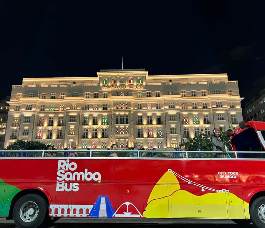 Skyline Night Tour Rio de Janeiro - Panoramic City Tour Rio Samba Bus - Flamengo and Botafogo bring the bay-side views