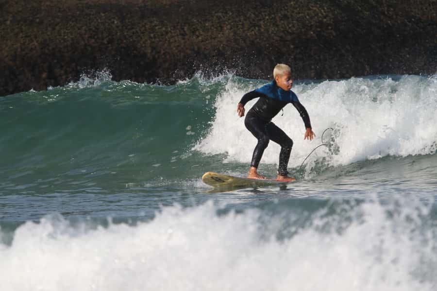 Surf lessons: in Arpoador in Ipanema. - How the one-hour format works for you