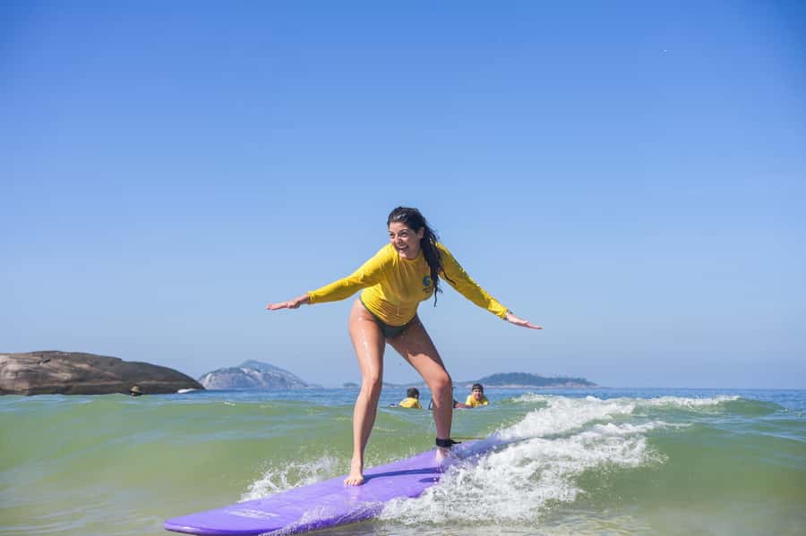 Surf lessons: in Arpoador in Ipanema. - Weather, waves, and flexible planning