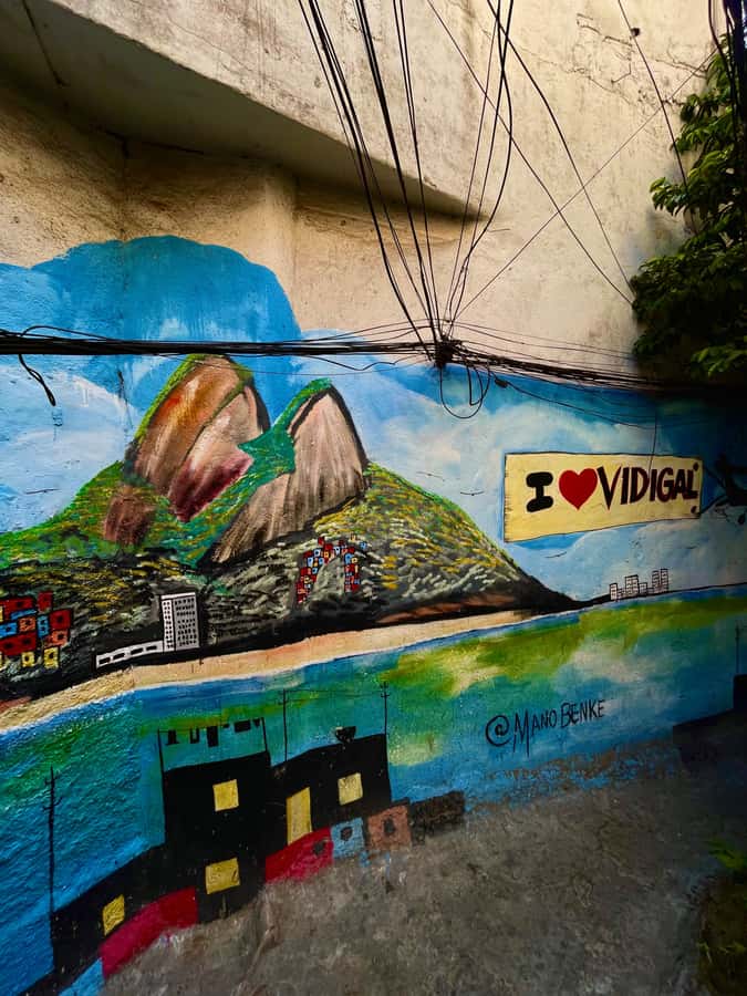 Vidigal Favela Tour - Views toward Ipanema and Morro Dois Irmãos